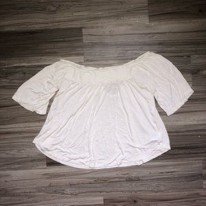American Eagle off the shoulder flowy top